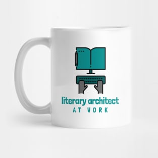 literary architect at work Mug